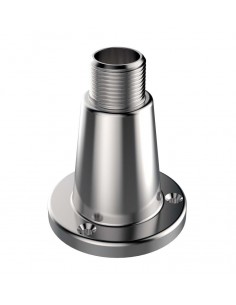 Deck mount base 1inch-14 male threads INOX AISI 316