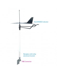 Masthead VHF antenna 50 cm WITH WIND INDICATOR