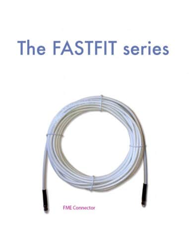 FASTFIT cable 10 mts with FME connectors
