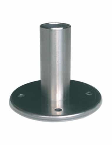 Deck mount base male pipe dia 25 mm for TV250 antenna INOX AISI 316